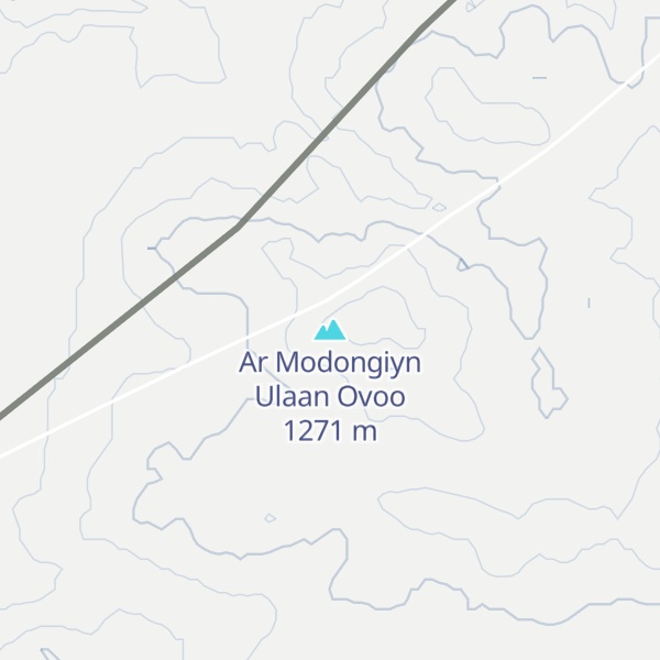 Map of Ar Modongiyn Ulaan Ovoo