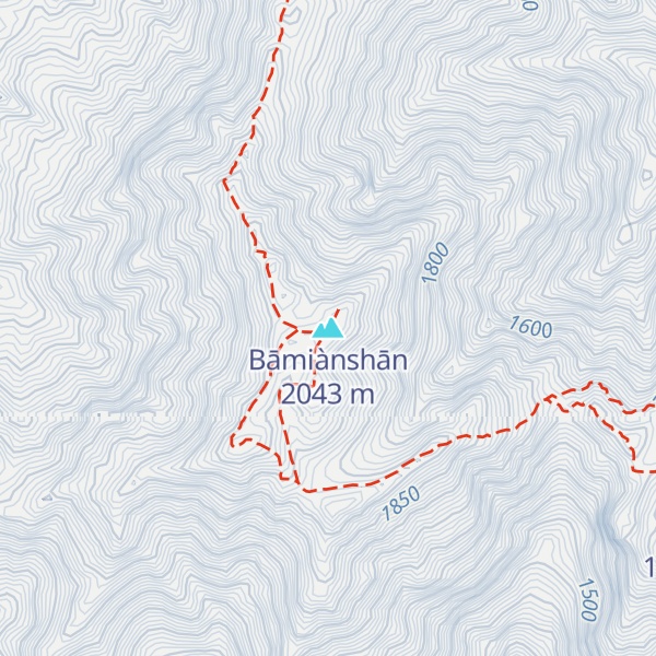 Map of Bāmiànshān