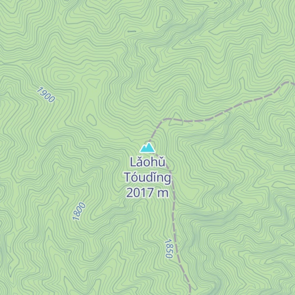 Map of Lǎohǔ Tóudǐng