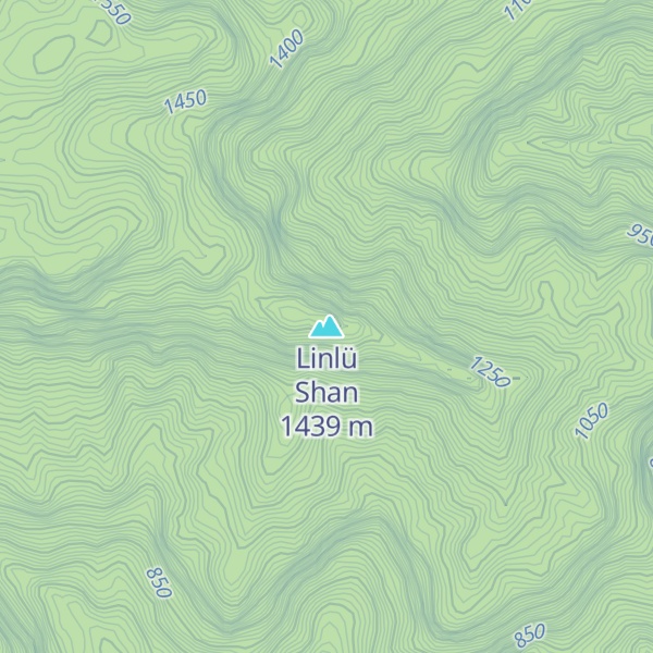 Map of Linlü Shan