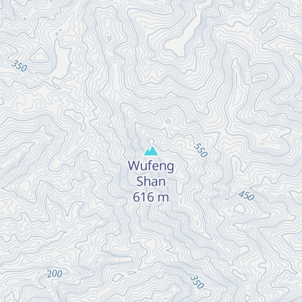 Map of Wufeng Shan