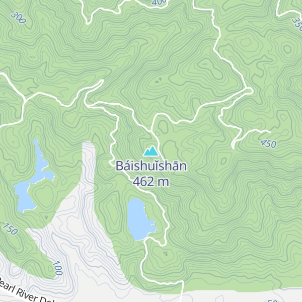 Map of Báishuǐshān