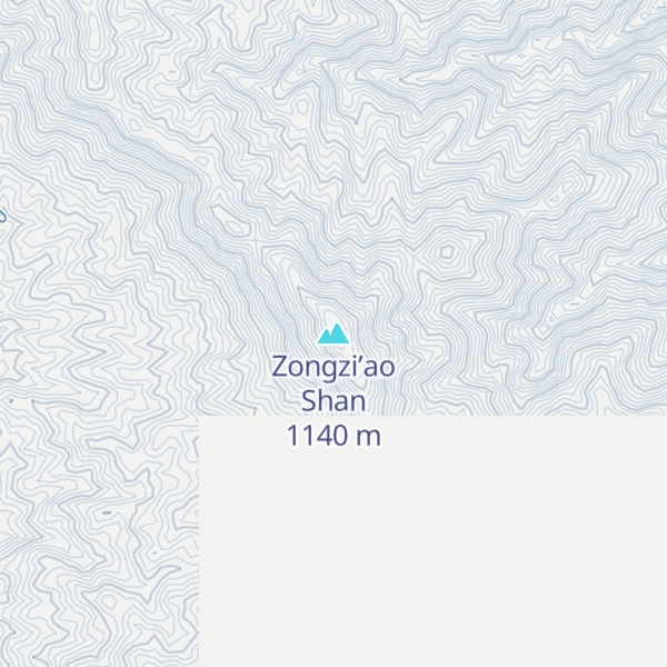 Map of Zongzi’ao Shan