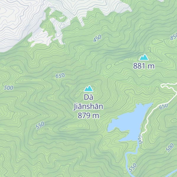 Map of Dà Jiānshān