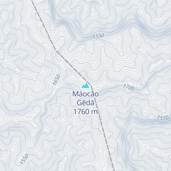 Map of Máocǎo Gēdā