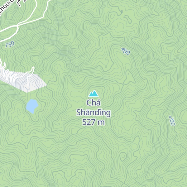 Map of Chá Shāndǐng