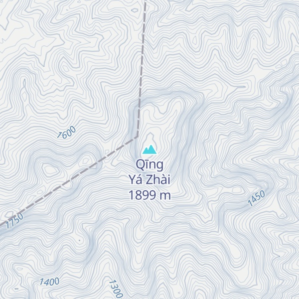 Map of Qīng Yá Zhài