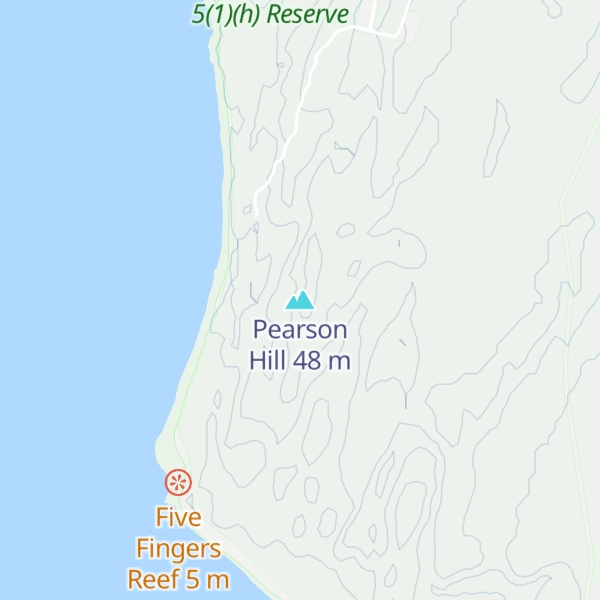 Map of Pearson Hill