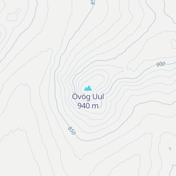 Map of Övög Uul