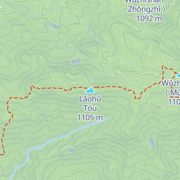 Map of Lǎohǔ Tóu