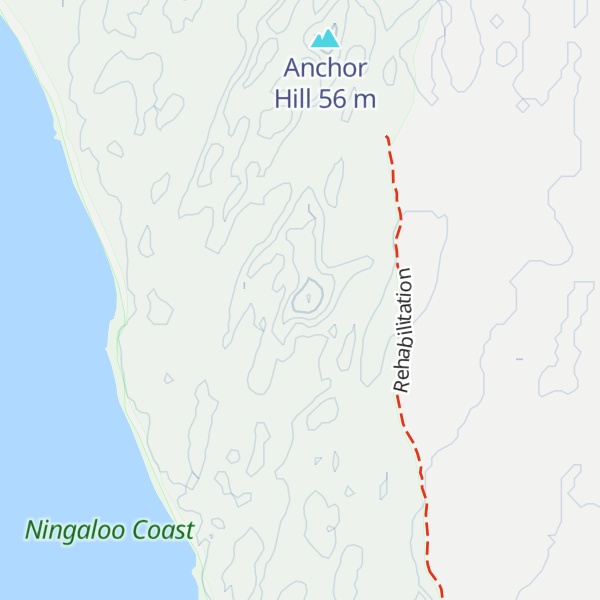 Map of Round Headed Hill