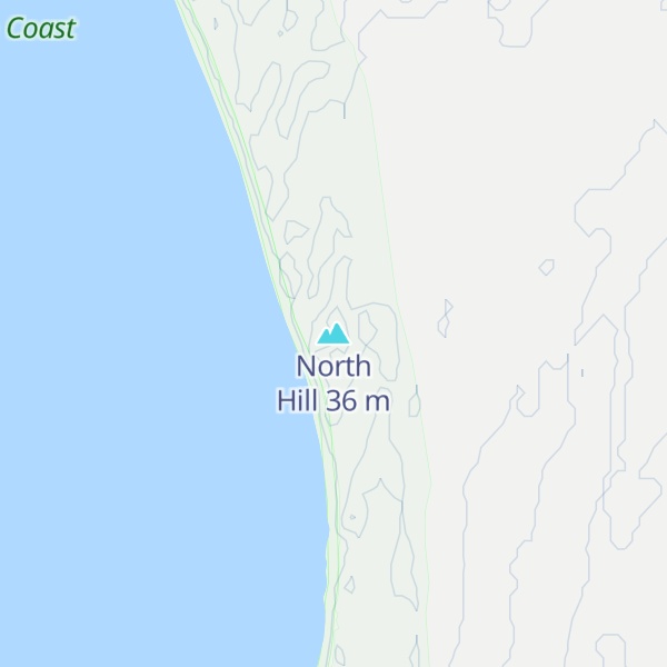 Map of North Hill