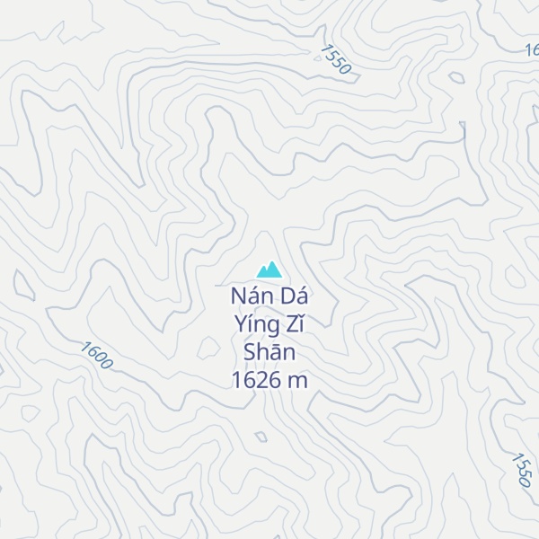 Map of Nán Dá Yíng Zǐ Shān