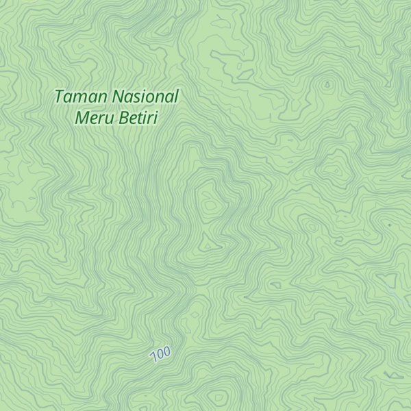 Map of Gunung Mandelis