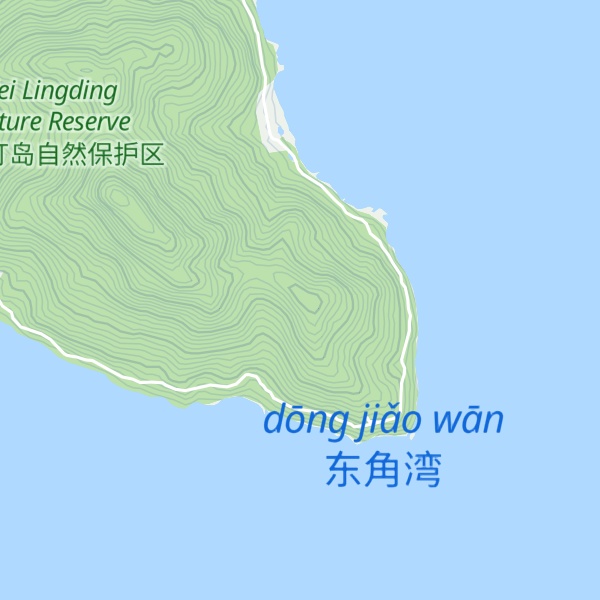 Map of Dōng Jiǎoshān