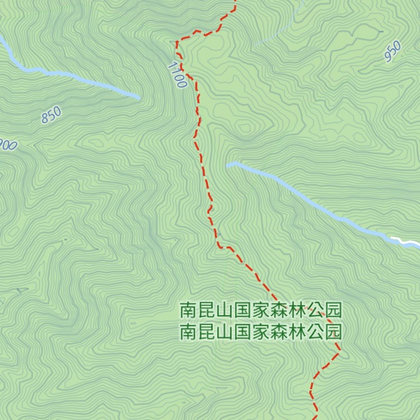 Map of Tiantang Peak
