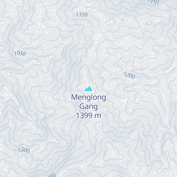 Map of Menglong Gang