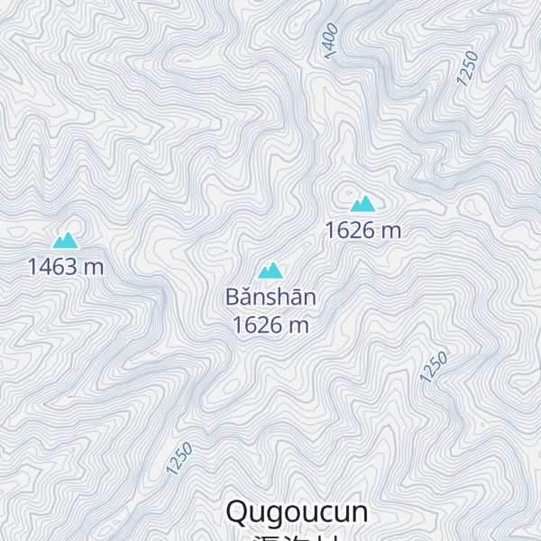 Map of Bǎnshān