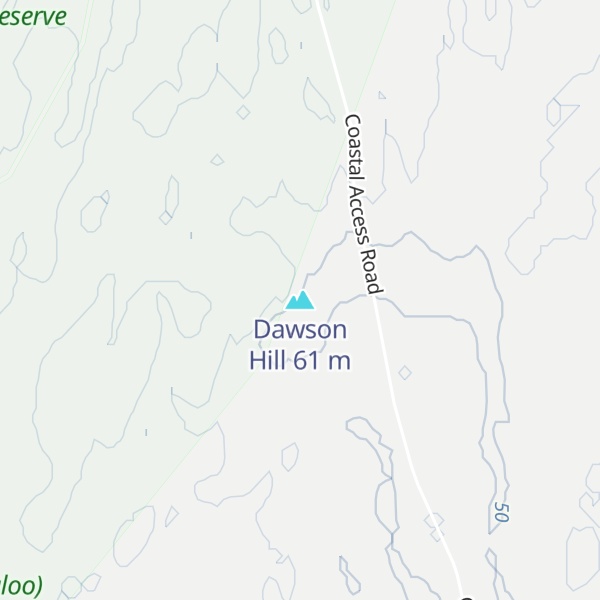 Map of Dawson Hill