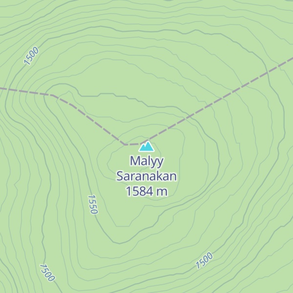 Map of Malyy Saranakan