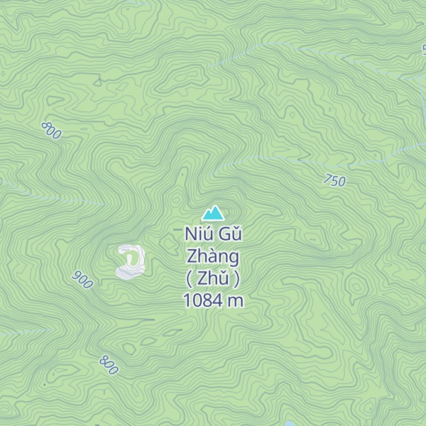 Map of Niú Gǔ Zhàng （ Zhǔ ）