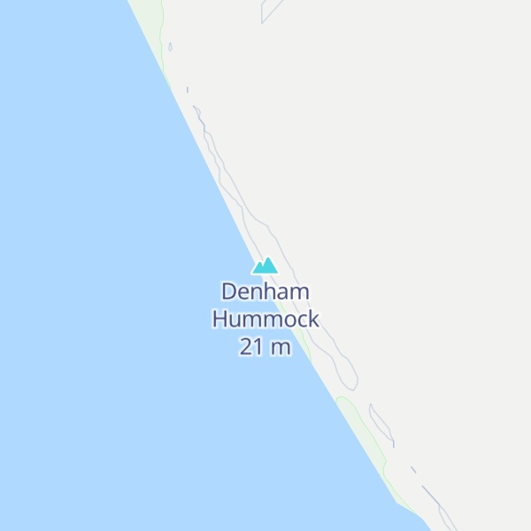 Map of Denham Hummock