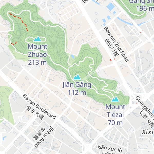 Map of Jiān Gǎng