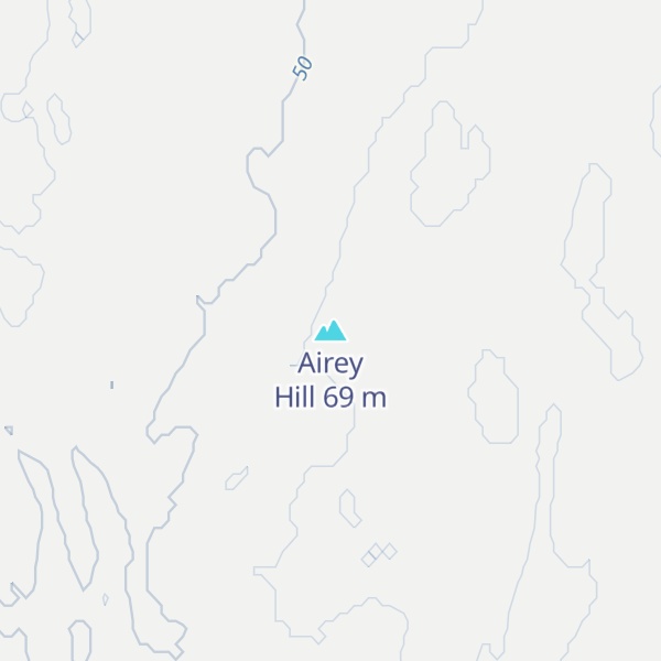 Map of Airey Hill