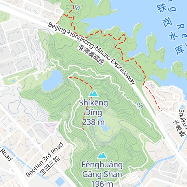 Map of Shíkēng Dǐng