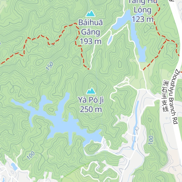 Map of Yà Pó Jì
