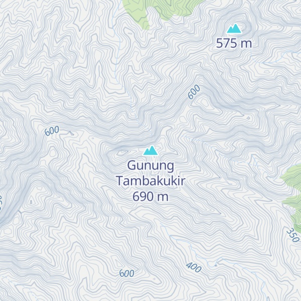 Map of Gunung Tambakukir
