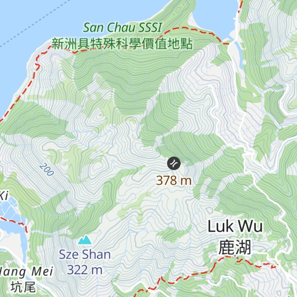 Map of Cheung Shan