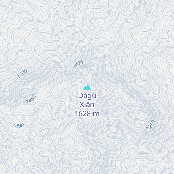 Map of Dàgū Xiān