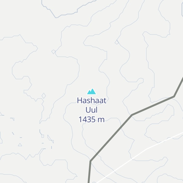 Map of Hashaat Uul