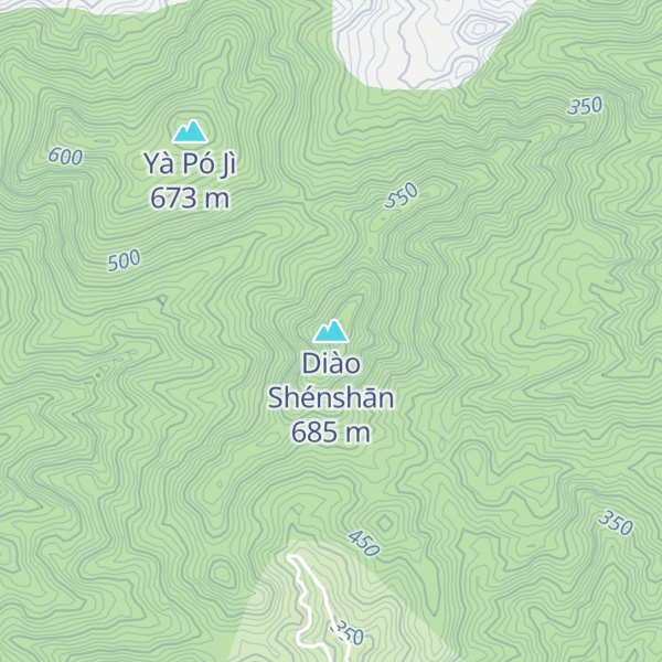 Map of Diào Shénshān