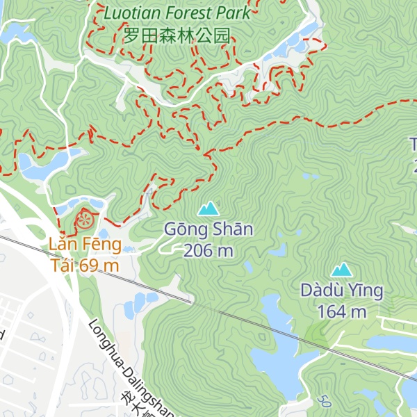Map of Gōng Shān