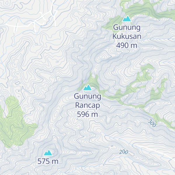 Map of Gunung Rancap