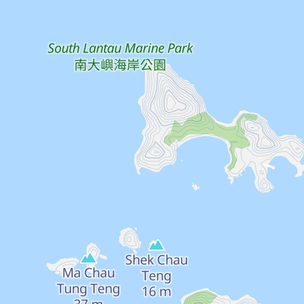 Map of Tai Shek Ha Shan