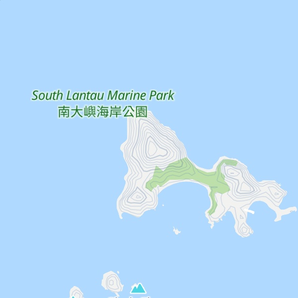 Map of Siu A Chau Shan