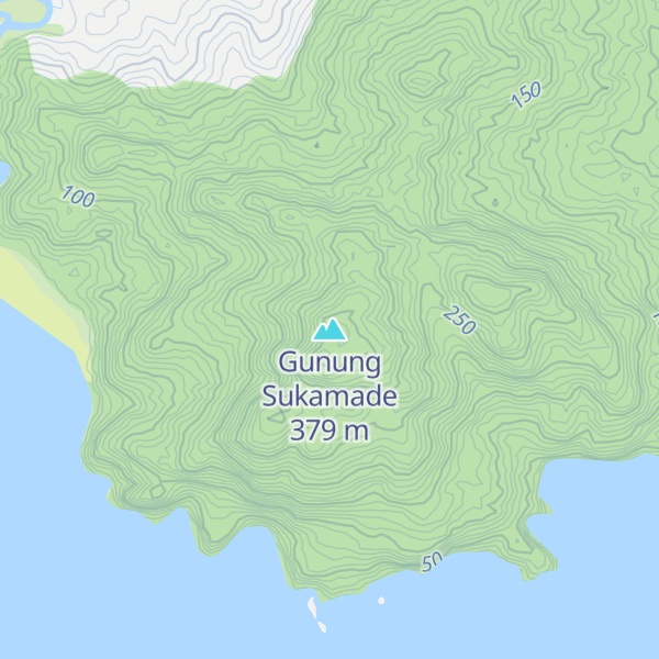 Map of Gunung Sukamade