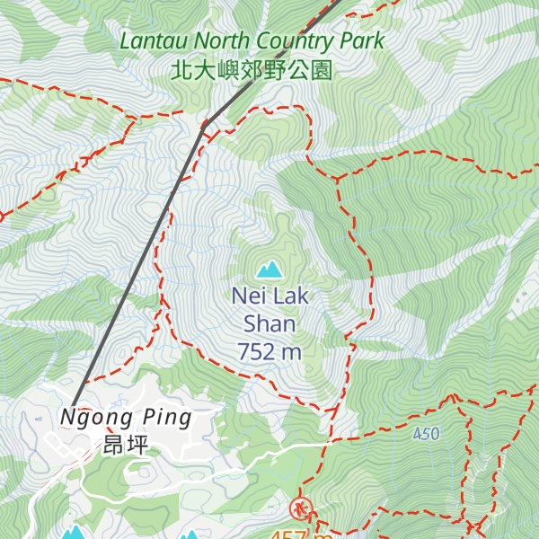 Map of Nei Lak Shan