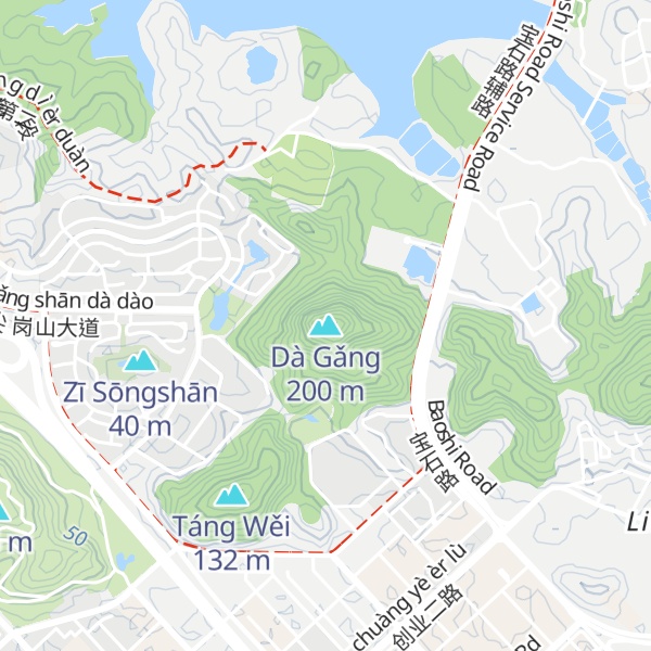 Map of Dà Gǎng