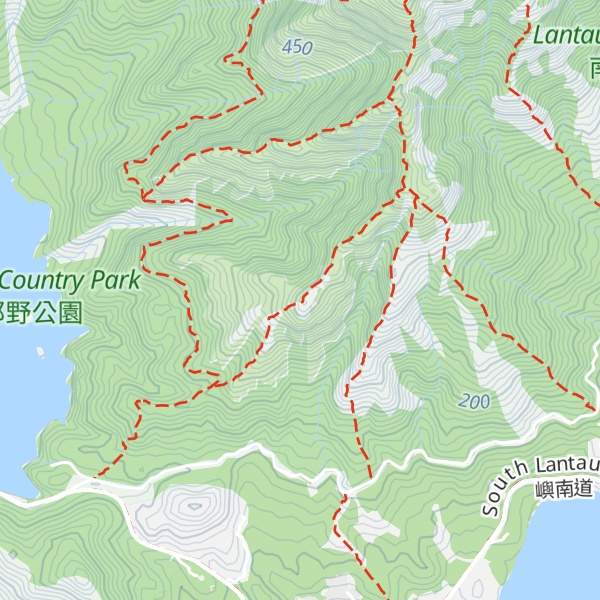 Map of Middle Kau Nga Ling