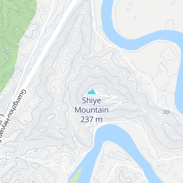 Map of Shiye Mountain