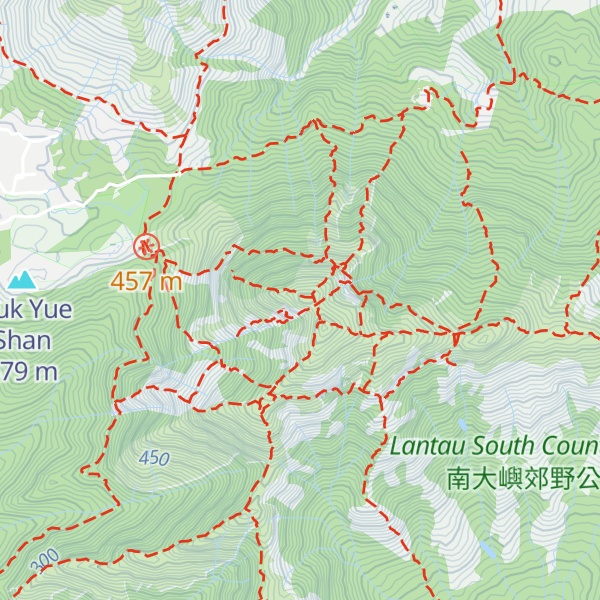 Map of Lantau Subpeak