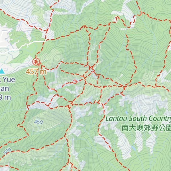 Map of Lantau Peak