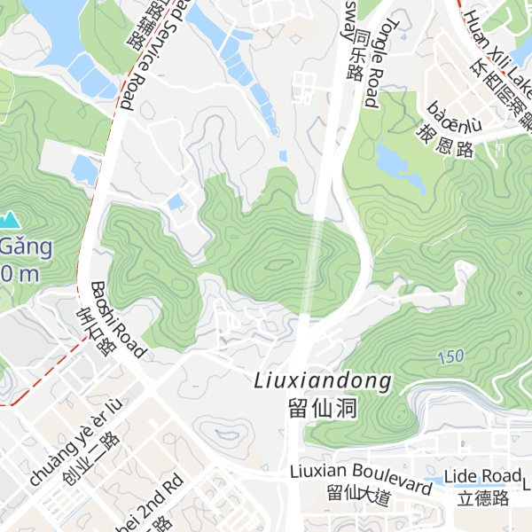 Map of Táng Lǐng Shān