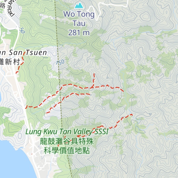 Map of Fa Heung Lo Teng