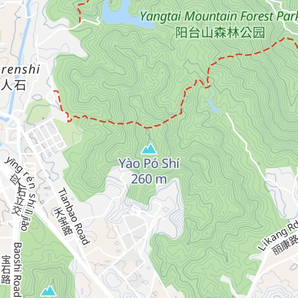 Map of Yào Pó Shí