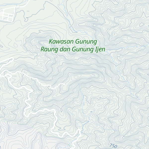 Map of Gunung Gending